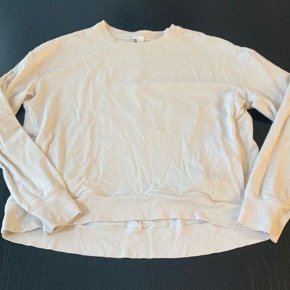 All In Motion cotton modal long sleeve thumb hole front pocket crew sweatshirt - Picture 1 of 7